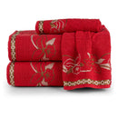 Jogo De Banho 5 Peças 370g/M² Hortência Toalhas 100% Algodão